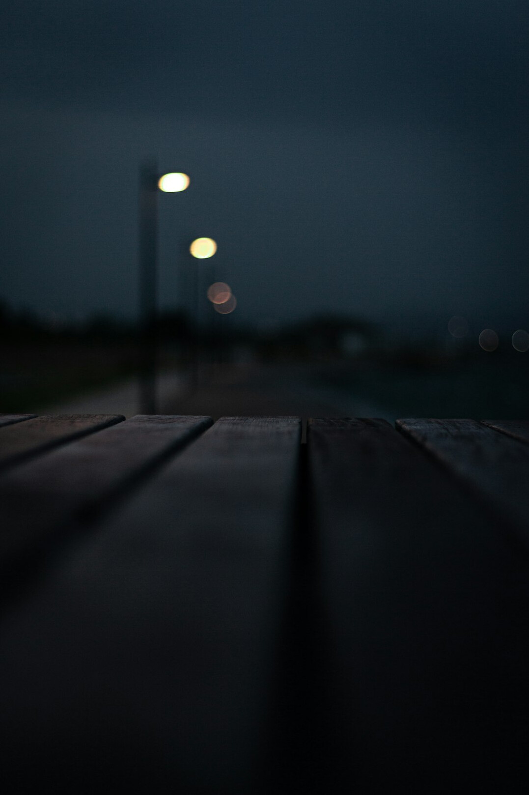 dark night scene